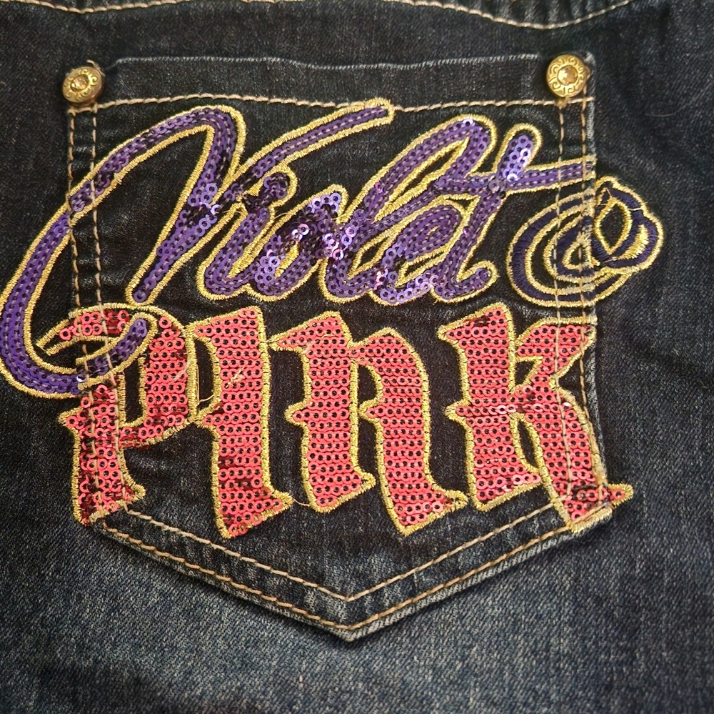 Violet Pink Plus Size 20W Bermuda Jean Shorts